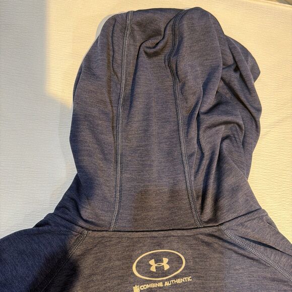 Under Armour NFL Denver Broncos Combine Authentic Blue 2XL 2 Snap Blue Hoodie - Picture 9 of 9